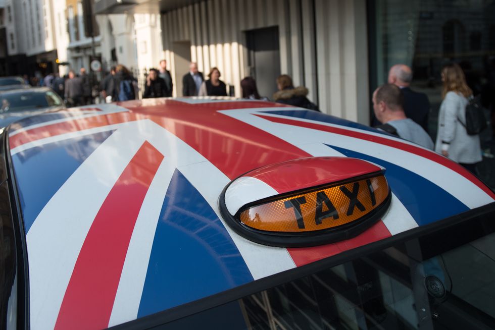 Union Jack taxi