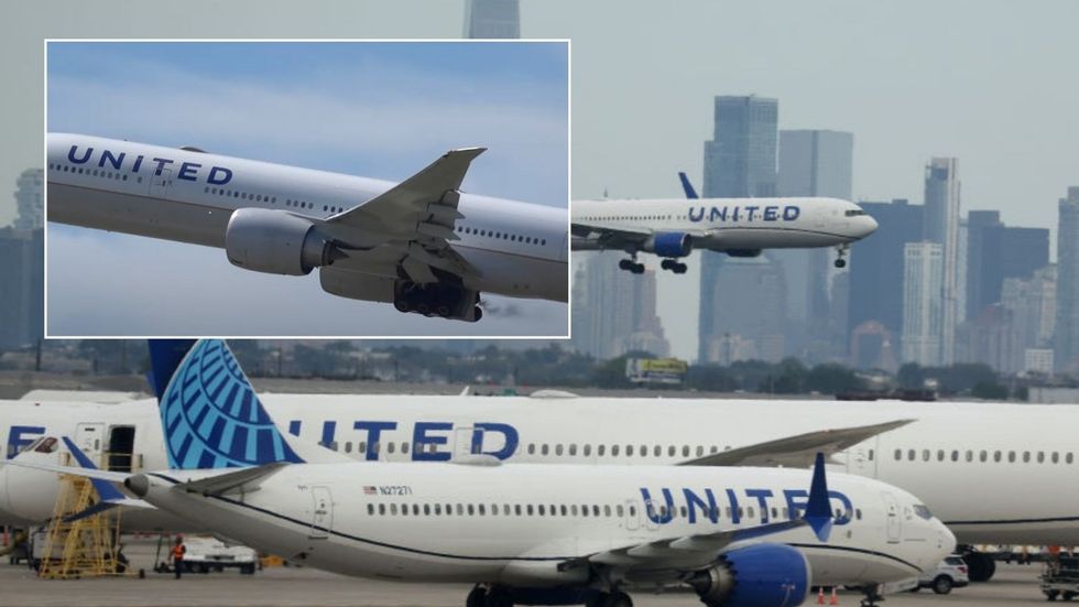 United Airlines flight