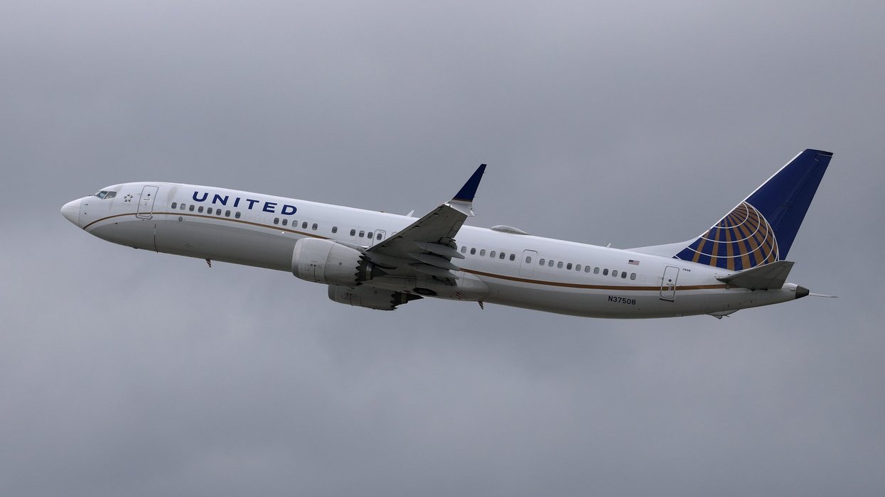 United Airlines flight