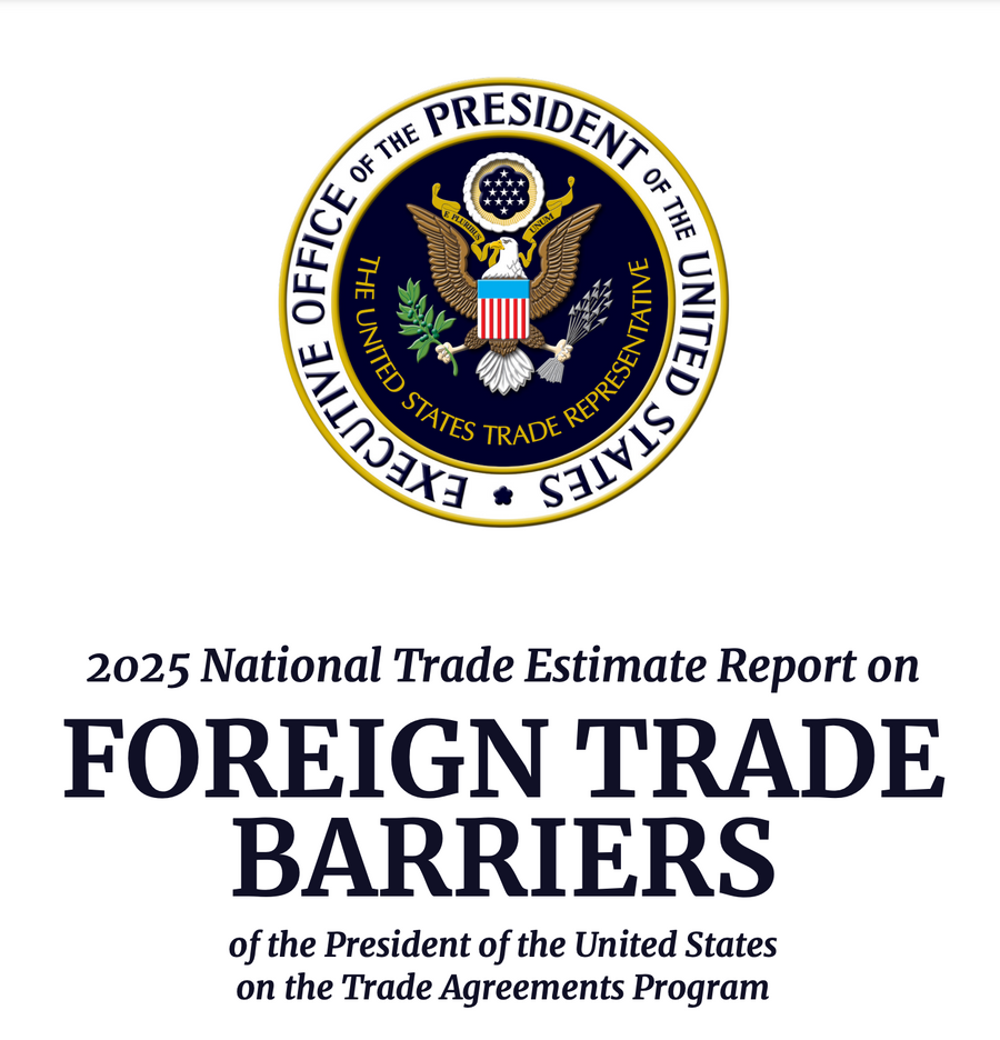 UNITED STATES TRADE REPRESENTATIVE REPORT