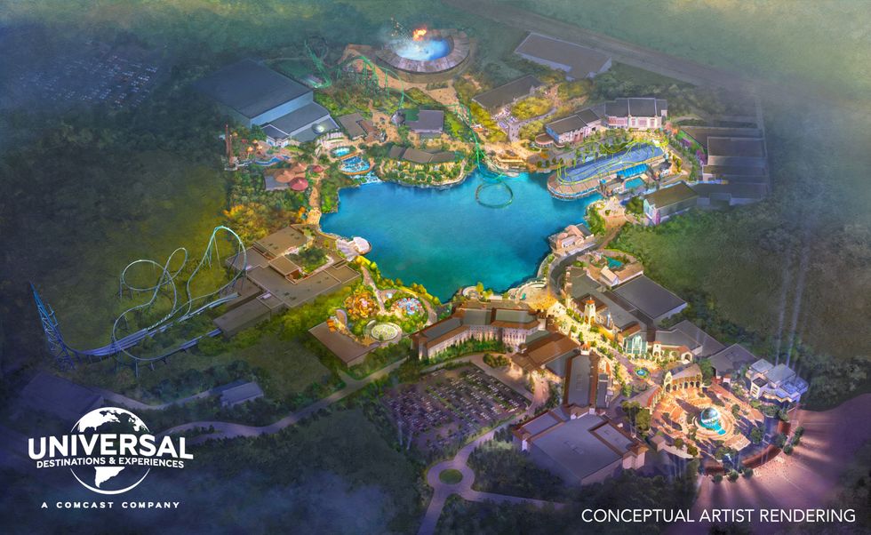 Universal theme park Bedford