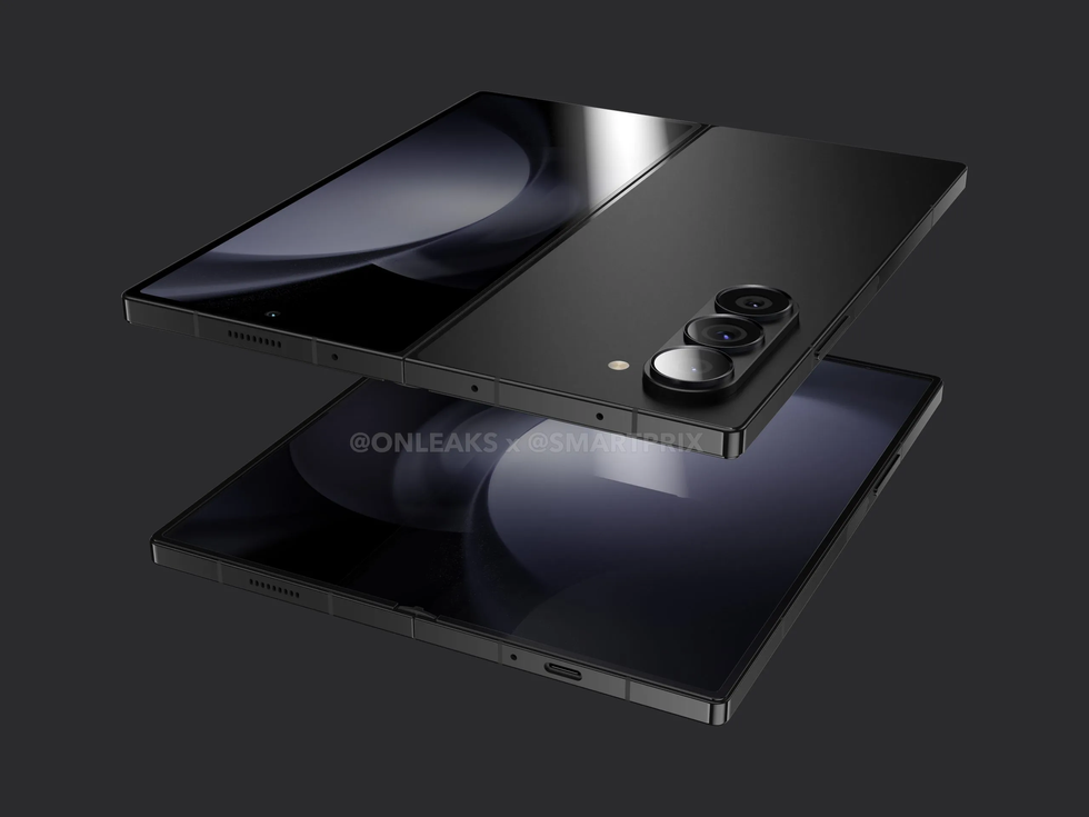 unreleased galaxy z fold 6 design revealed in high resolution render from tipster onleaks and smartprix