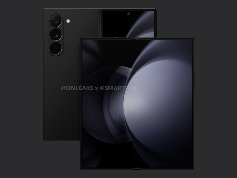 unreleased galaxy z fold 6 design revealed in high resolution render from tipster onleaks and smartprix