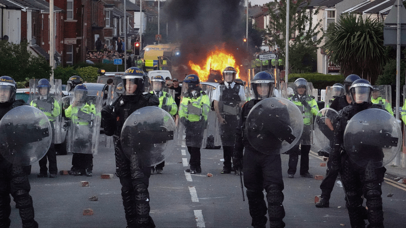 Unrest in Southport