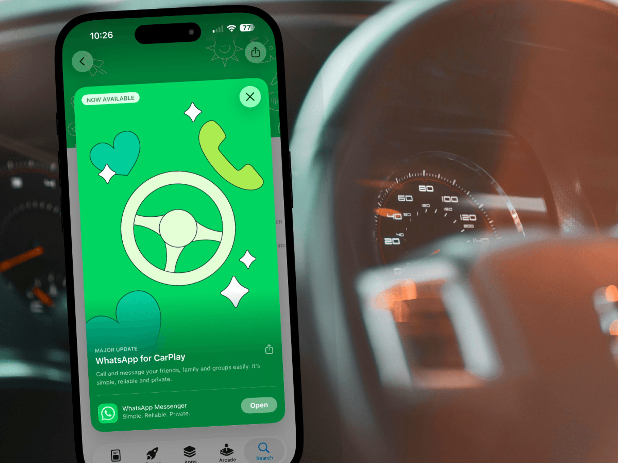 Update WhatsApp today, and unlock all-new app designed to make your next car journey much easier