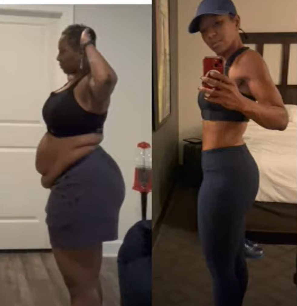 Ursula, the slimmer shows her weight loss journey