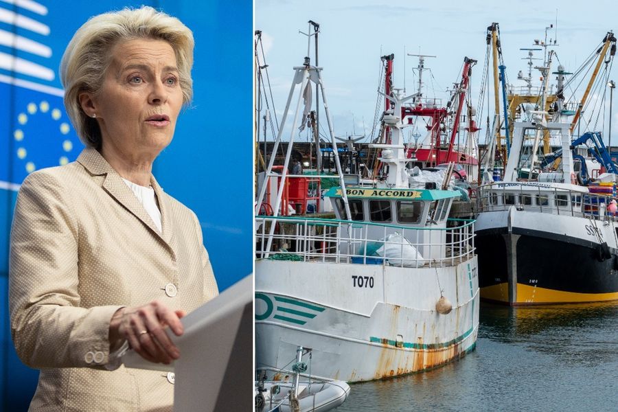 Ursula von der Leyen and British fishing vessels