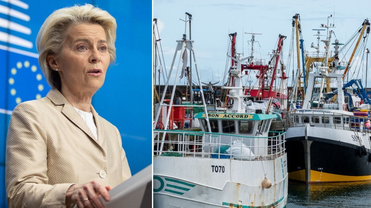 Ursula von der Leyen and British fishing vessels