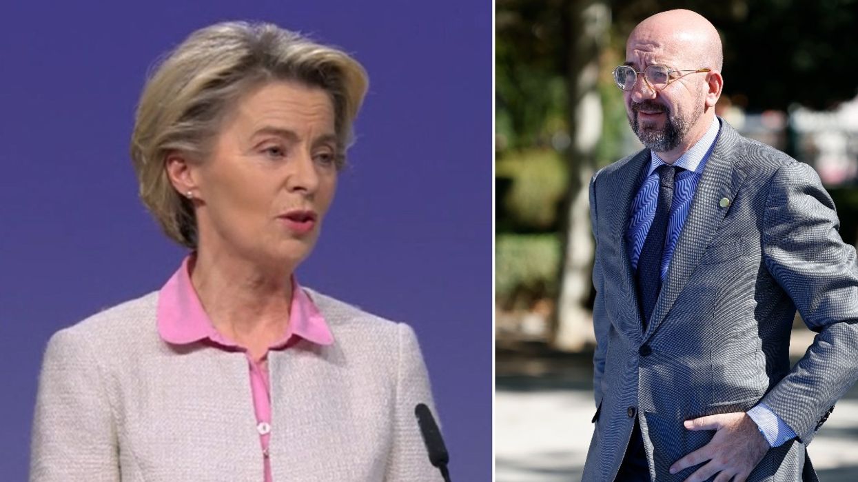 Ursula von der Leyen and Charles Michel