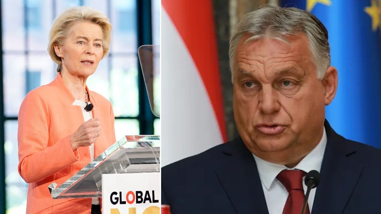 Ursula von der Leyen and Victor Orban