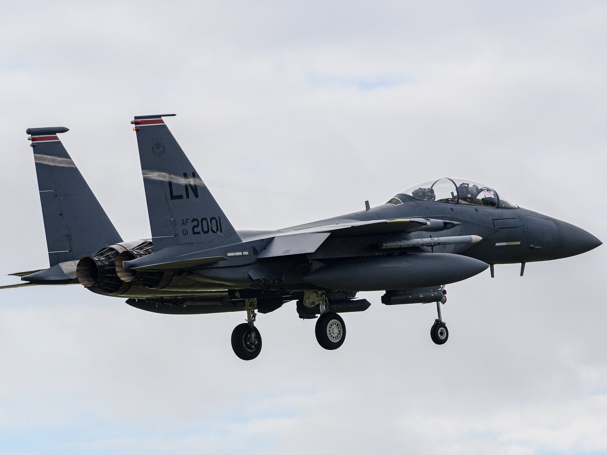 US Air Force F-15E fighter