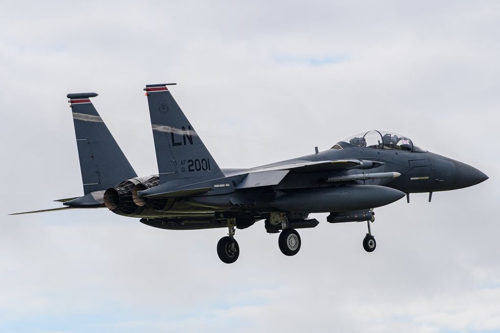 US Air Force F-15E fighter