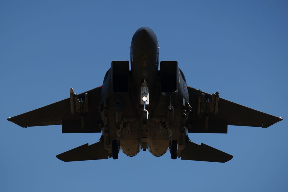 US Air Force F-15E fighter