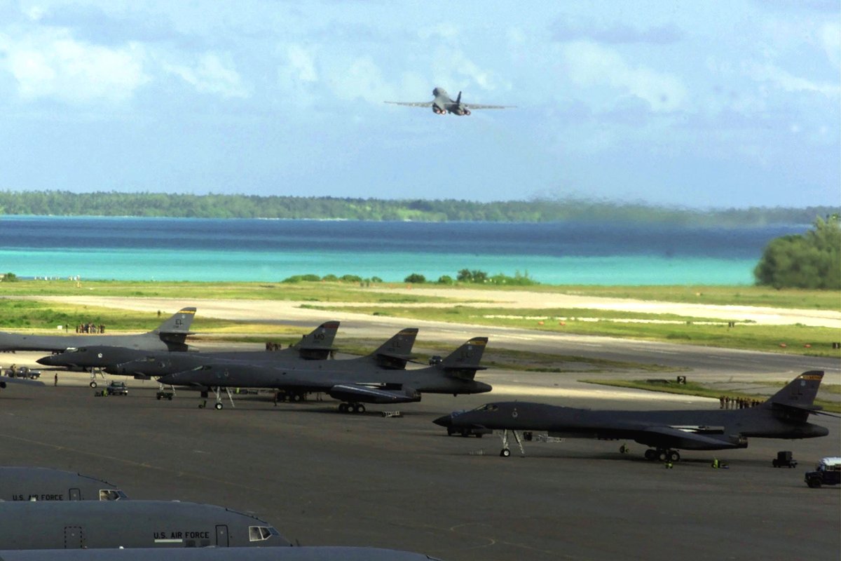 US bombers on Diego Garcia