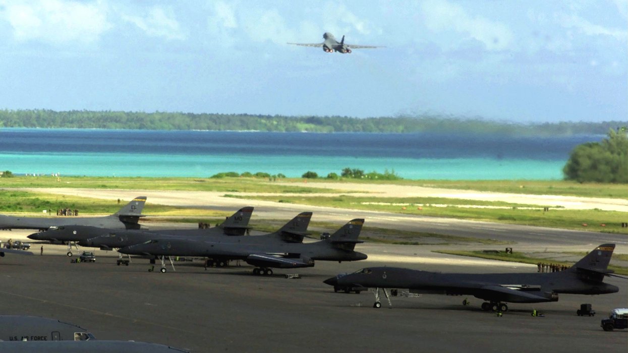 US bombers on Diego Garcia