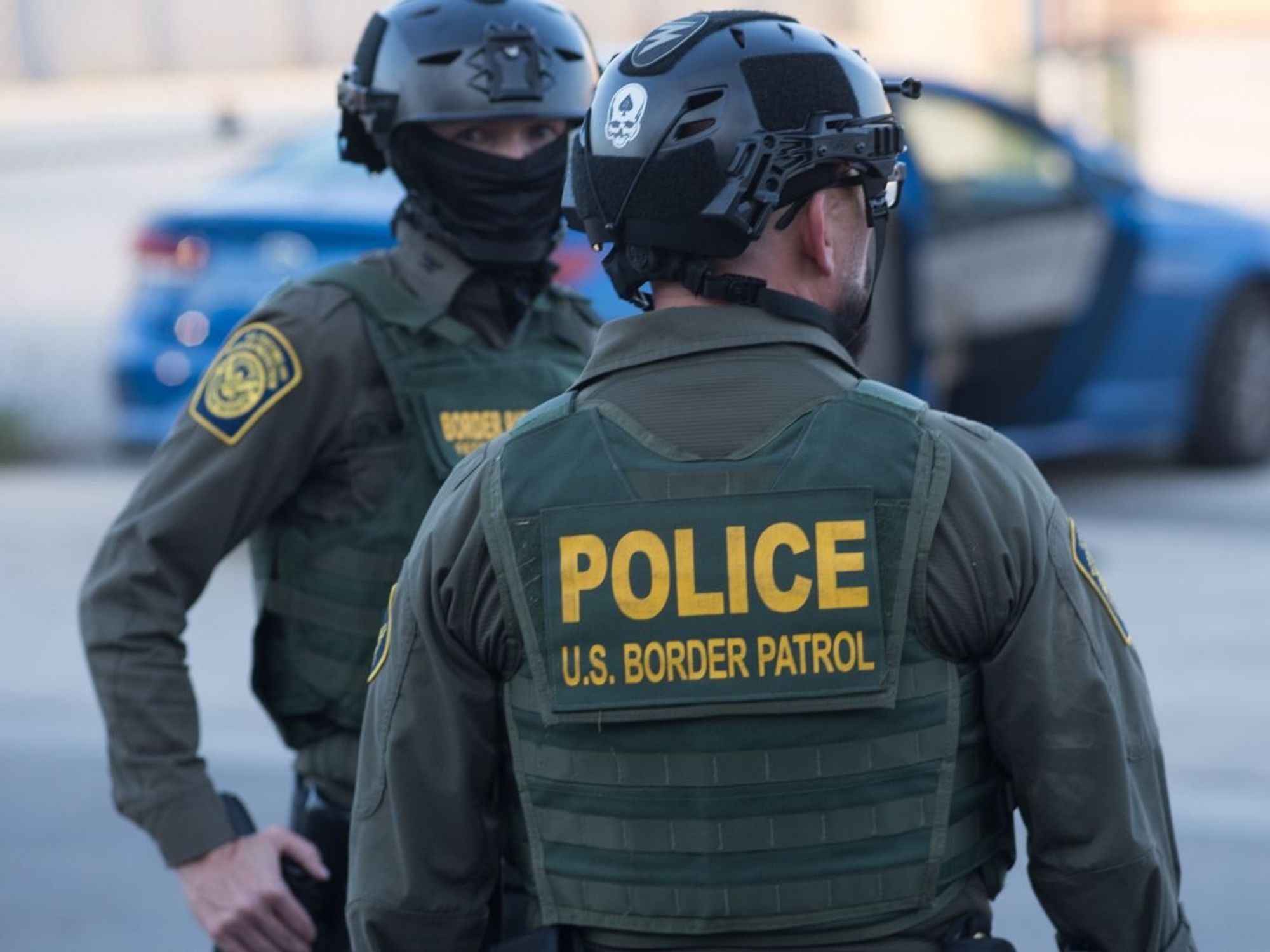 US Border Patrol officers