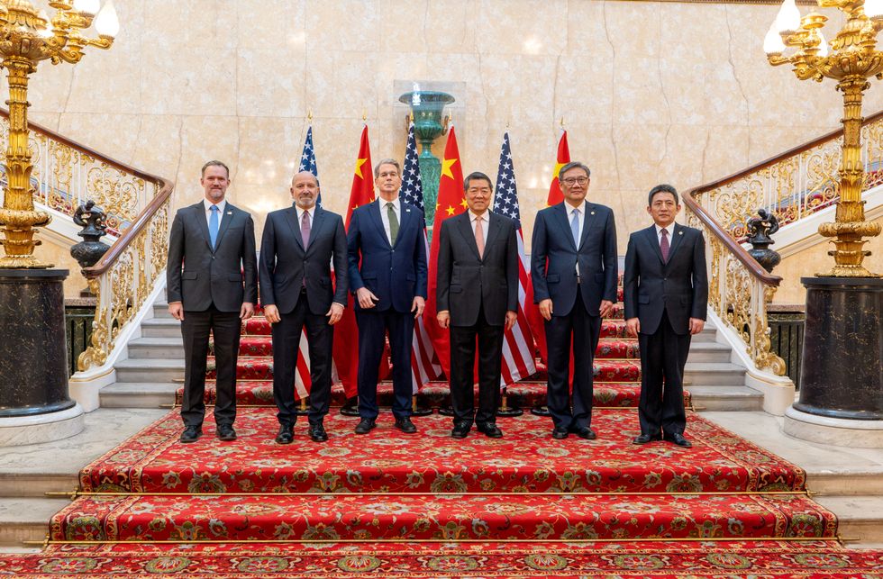 US China trade envoys in London