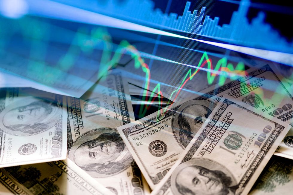 US economy graphic