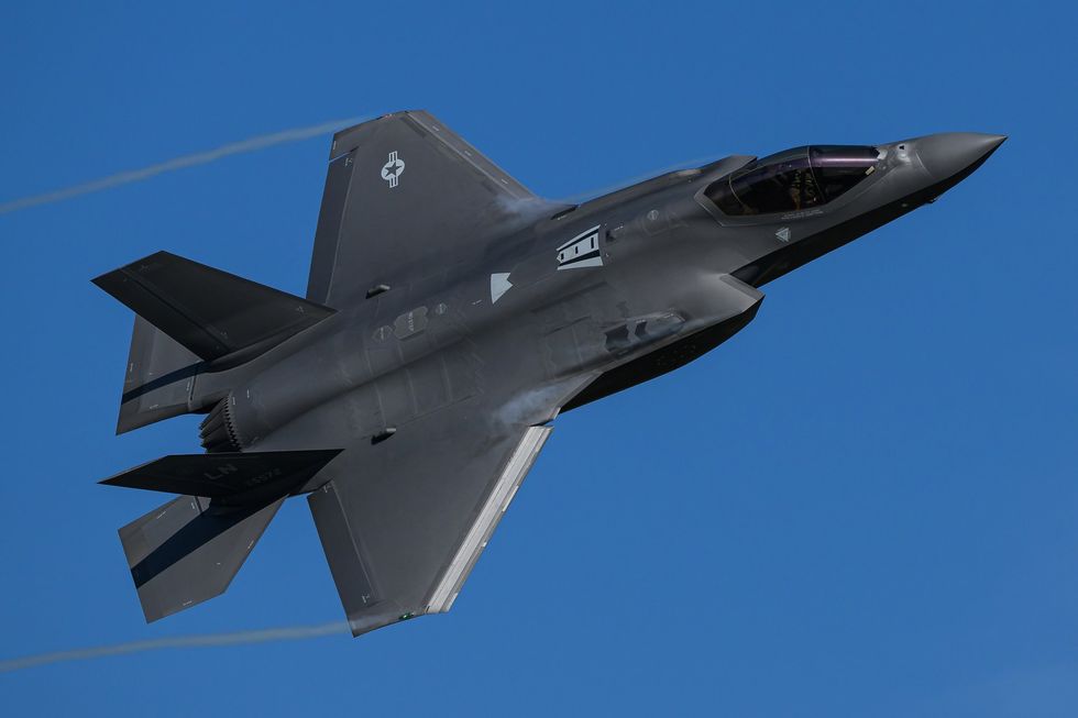 US fighter jet