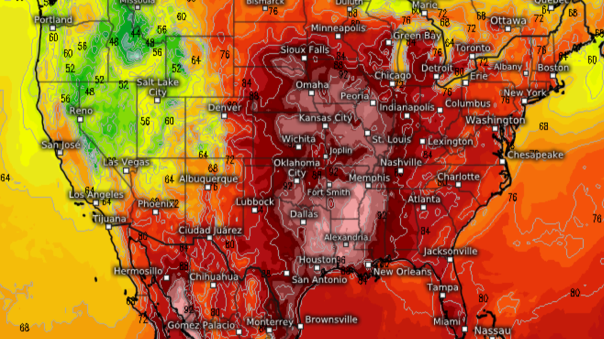 US hot weather forecast