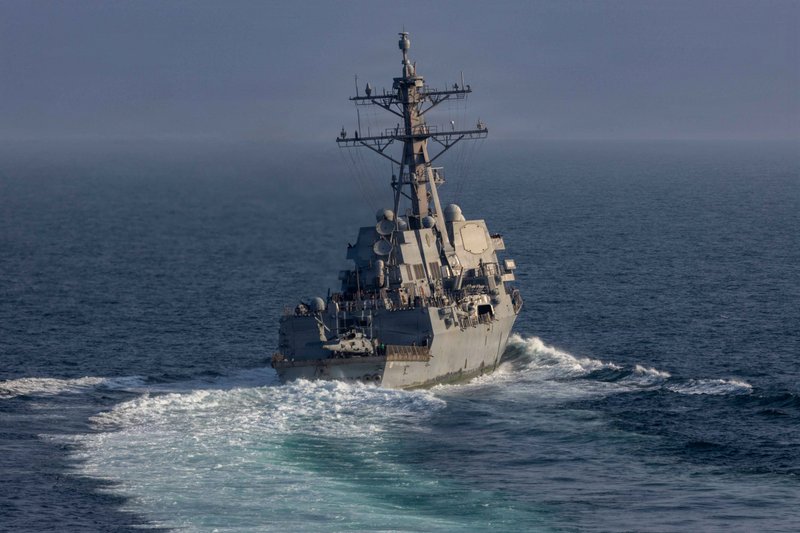 US Navy warship