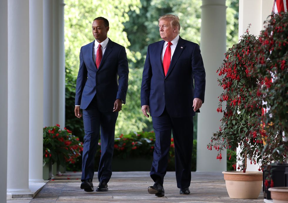 US President Donald Trump expressed his sympathy following news of the incident, describing Woods as a close personal friend