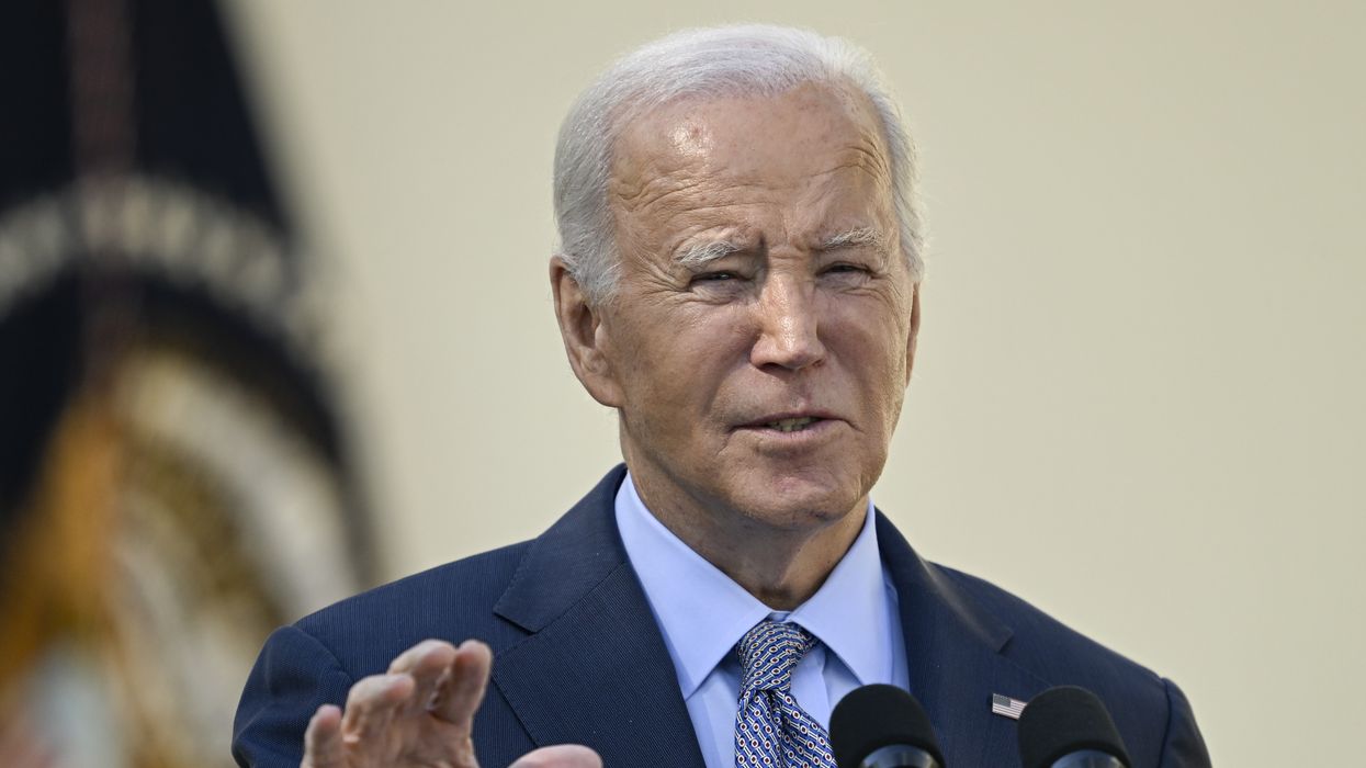 US President Joe Biden delivers remarks at the White House