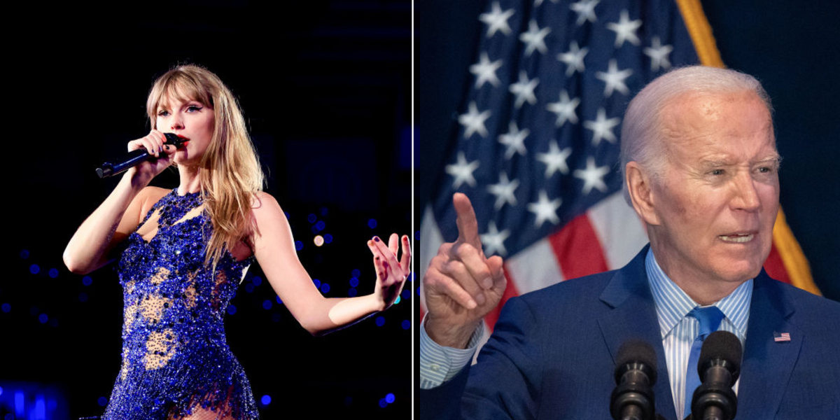 NextImg:US right-wing conspiracy 'LOONIES' think Biden wants to use Taylor Swift to swing the election