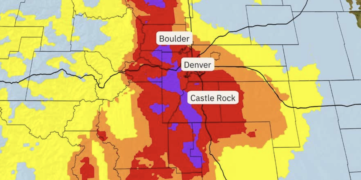 NextImg:US snow forecast: Winter Storm Qadir to bring heaviest snow for three years to America