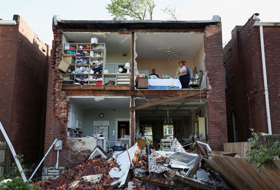 US tornado damage