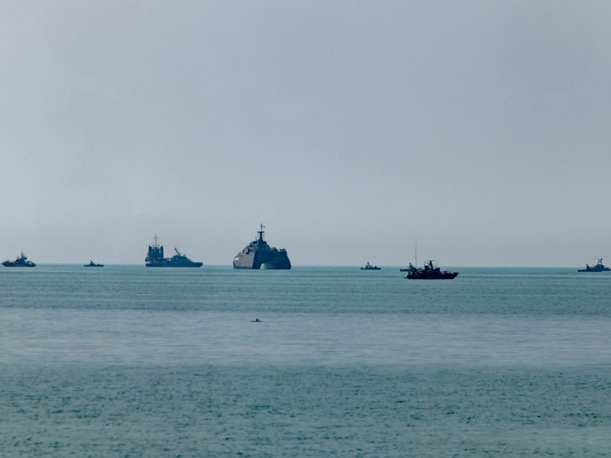 US warship