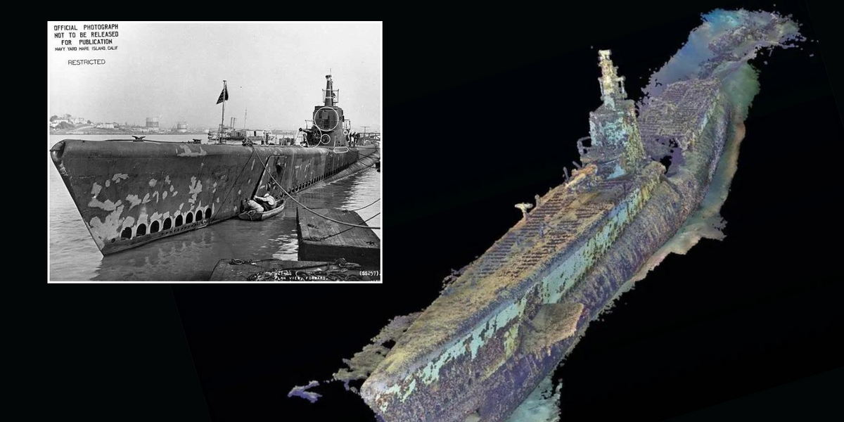 NextImg:Lost WW2 submarine sunk 80 years ago finally discovered 3,000ft beneath ocean