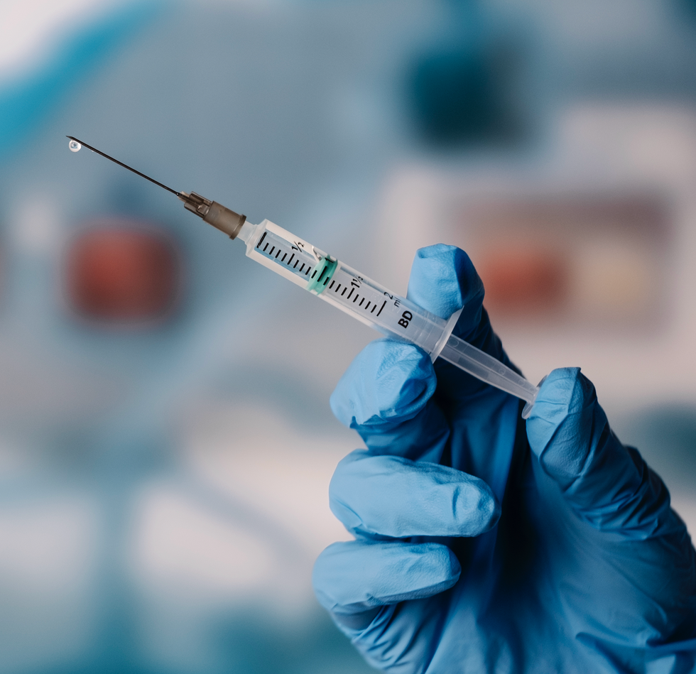Vaccine in hand