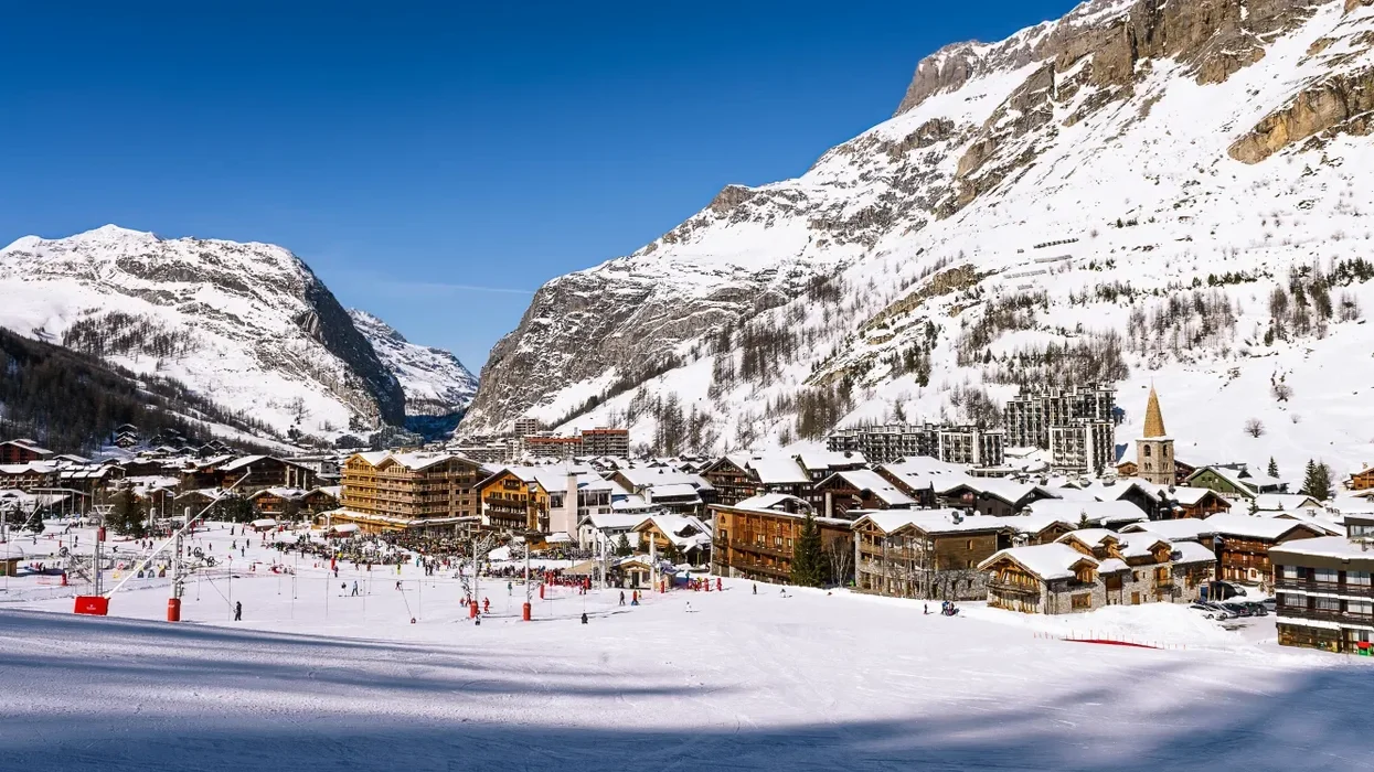 Val d’Isere ski resort in France