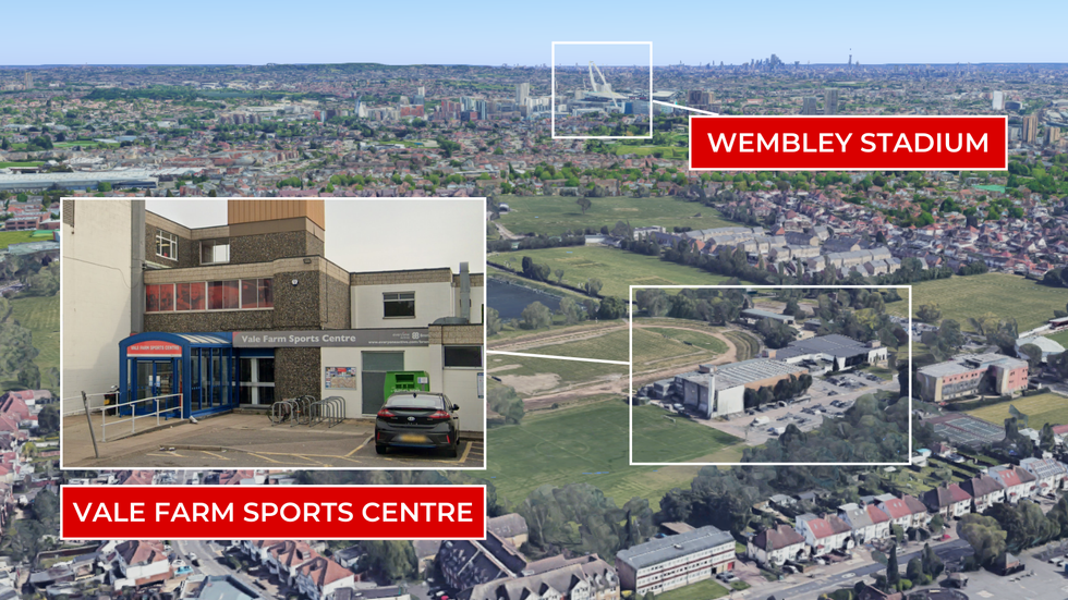 Vale Farm Sports Centre map