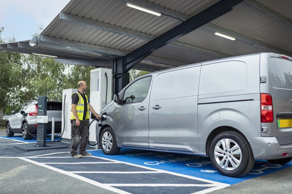 Van charging in UK