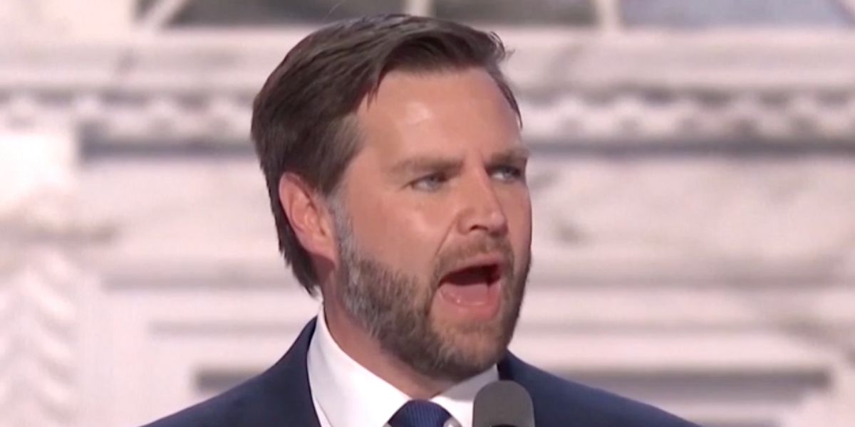 NextImg:JD Vance pledges to 'give everything' in first primetime speech after being selected as Trump's running mate