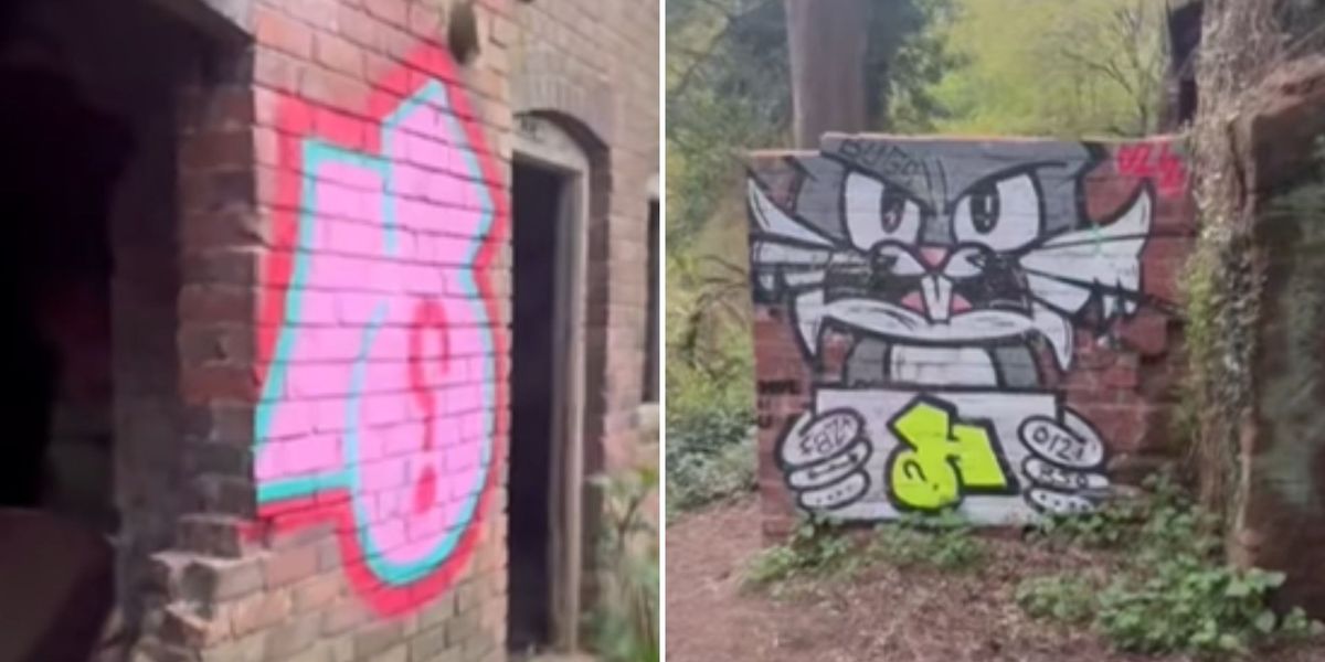 NextImg:Fury as National Trust heritage site vandalised with spray graffiti - 'It's sacrilege!'