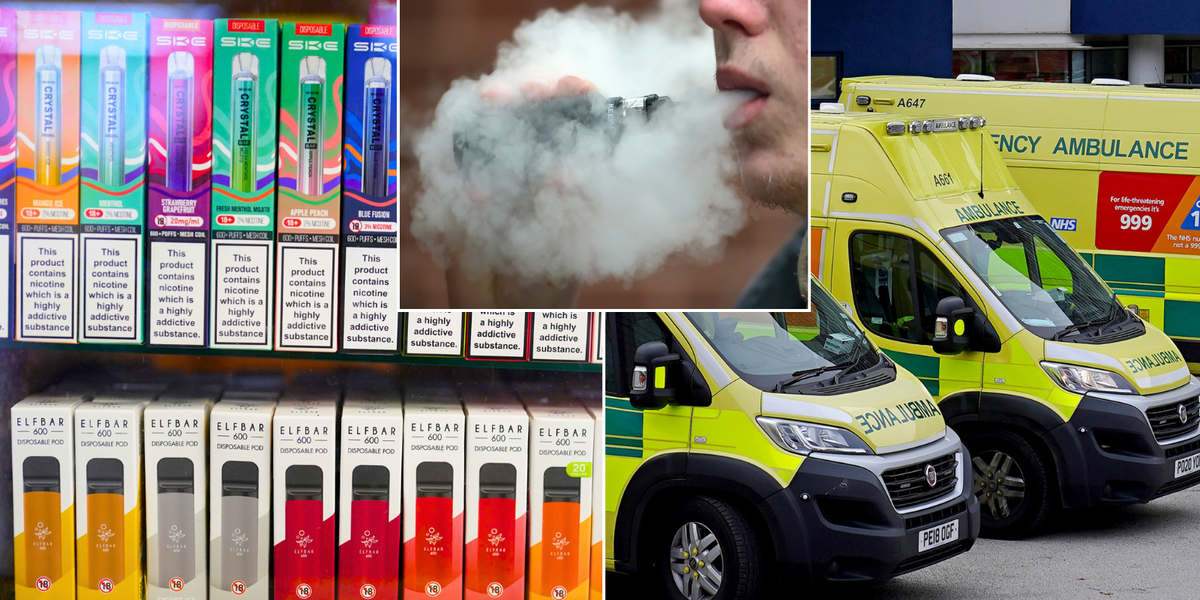 NextImg:Teenage vaping addict loses part of her lung after collapsing and 'turning blue' after smoking equivalent of 400 cigarettes