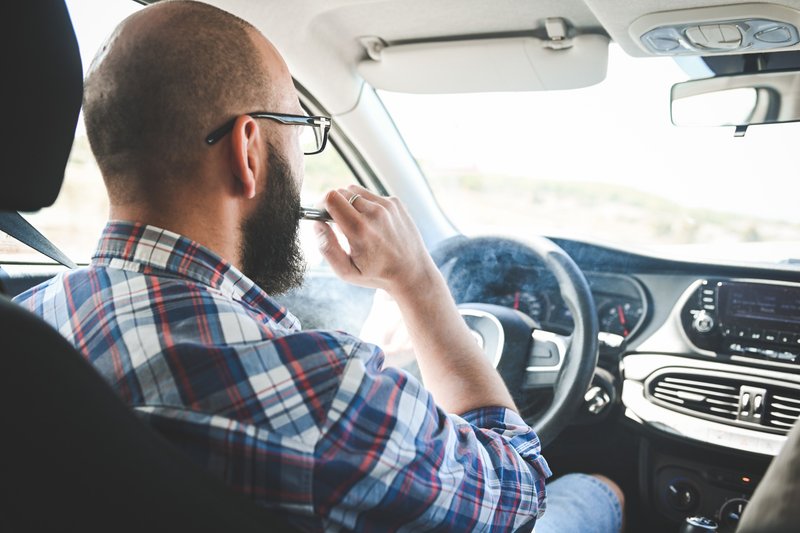 Drivers vaping in cars could be slapped with 'significant' fines