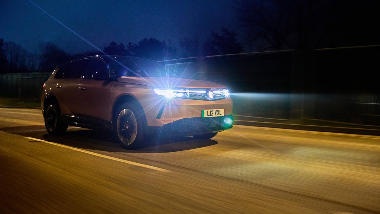 Vauxhall car headlights