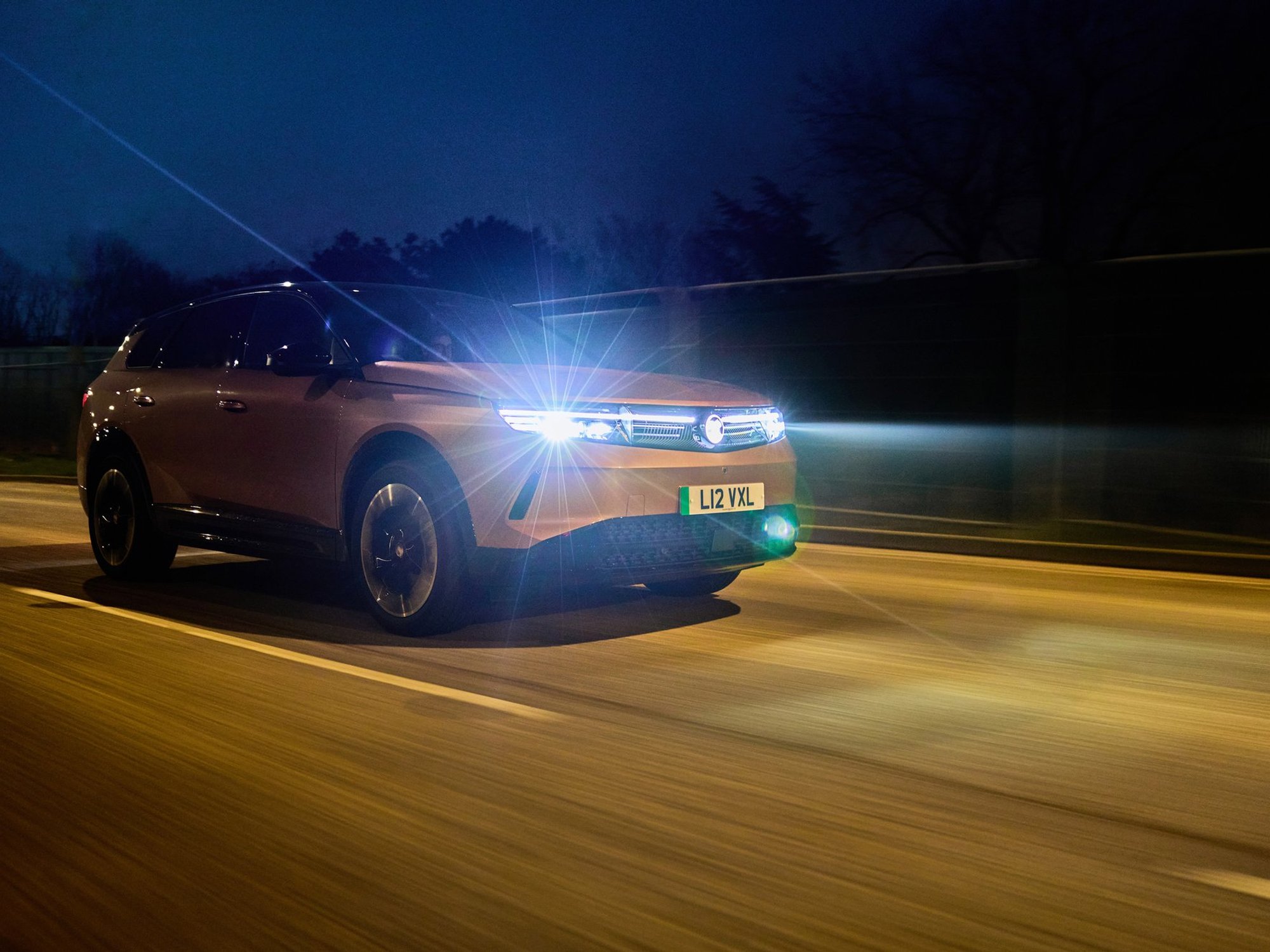 Vauxhall car headlights