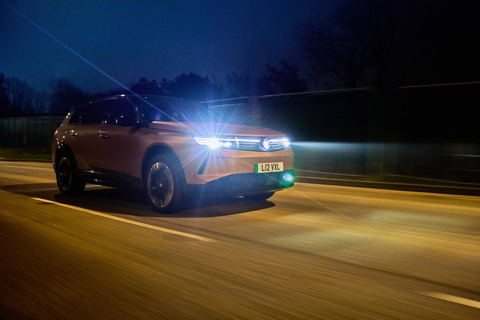 Vauxhall car headlights