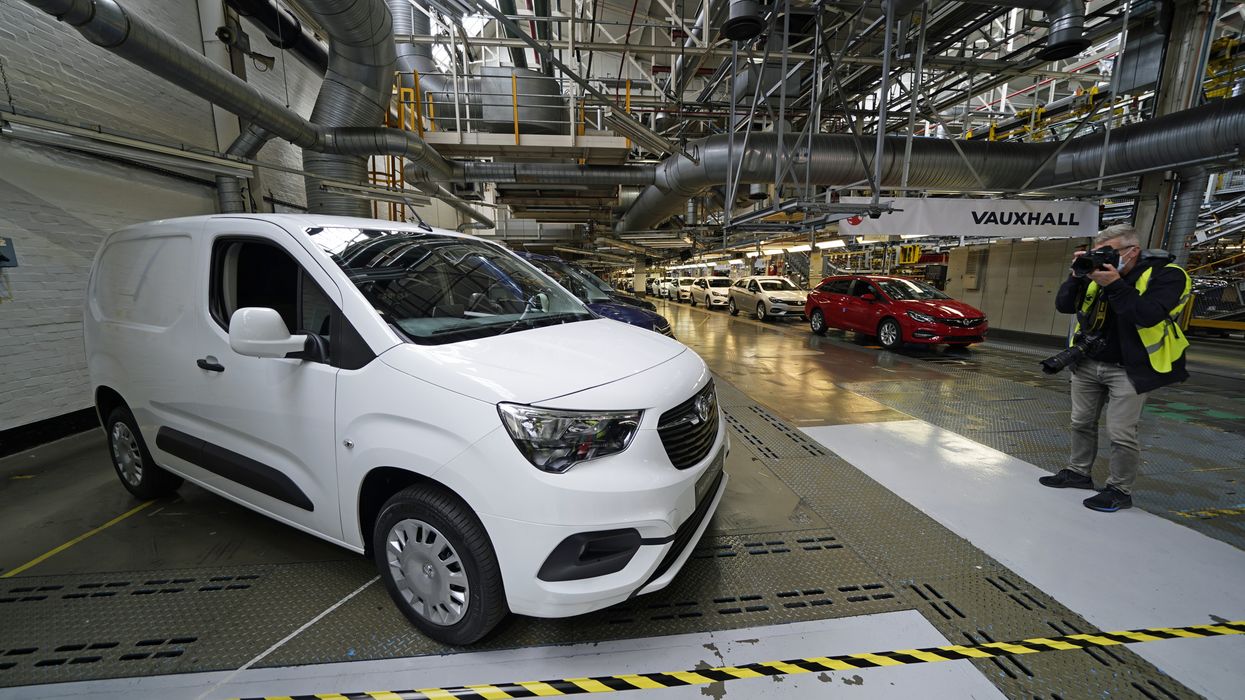 Vauxhall electric van