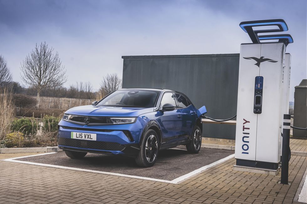 Vauxhall electric vehicle charging in public