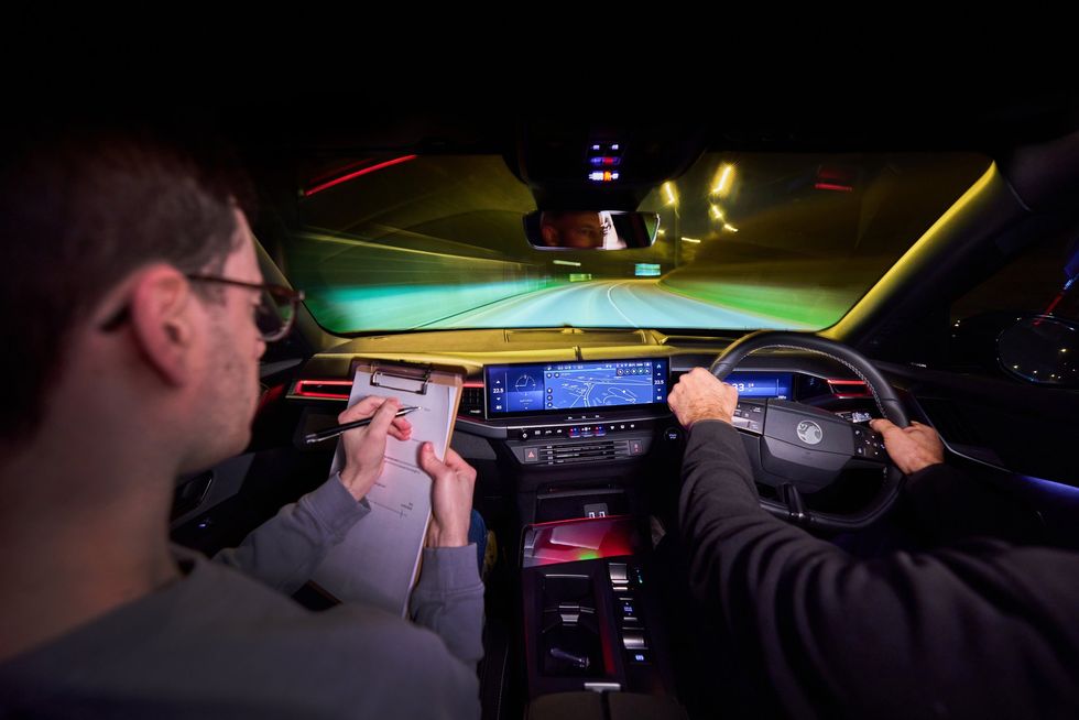 Vauxhall headlight test