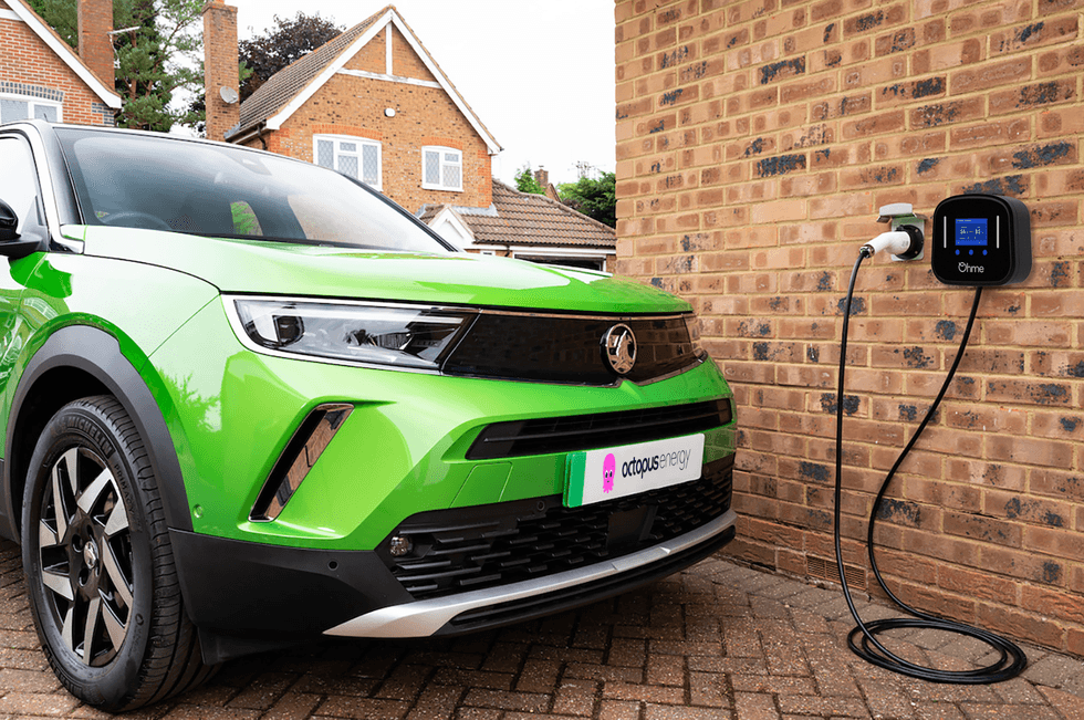 Vauxhall Mokka electric vehicle charging at home