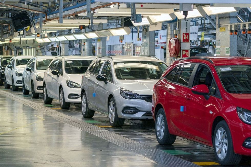 Vauxhall production line