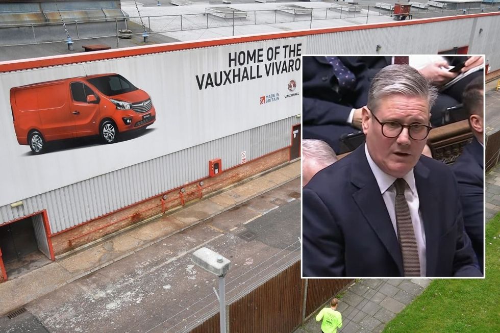 Vauxhall's Luton plant and Keir Starmer