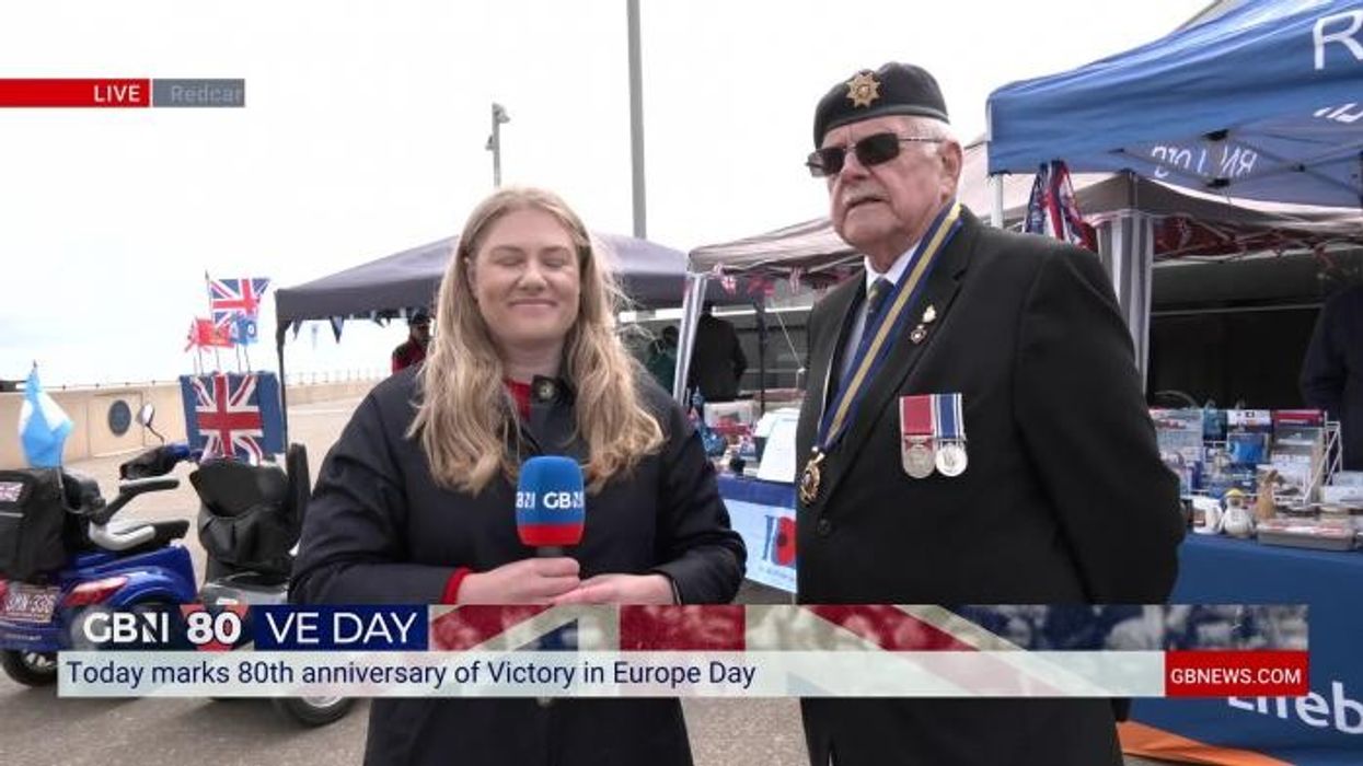 Royal British Legion veteran delivers touching VE Day message - ‘Out of the darkness comes light’